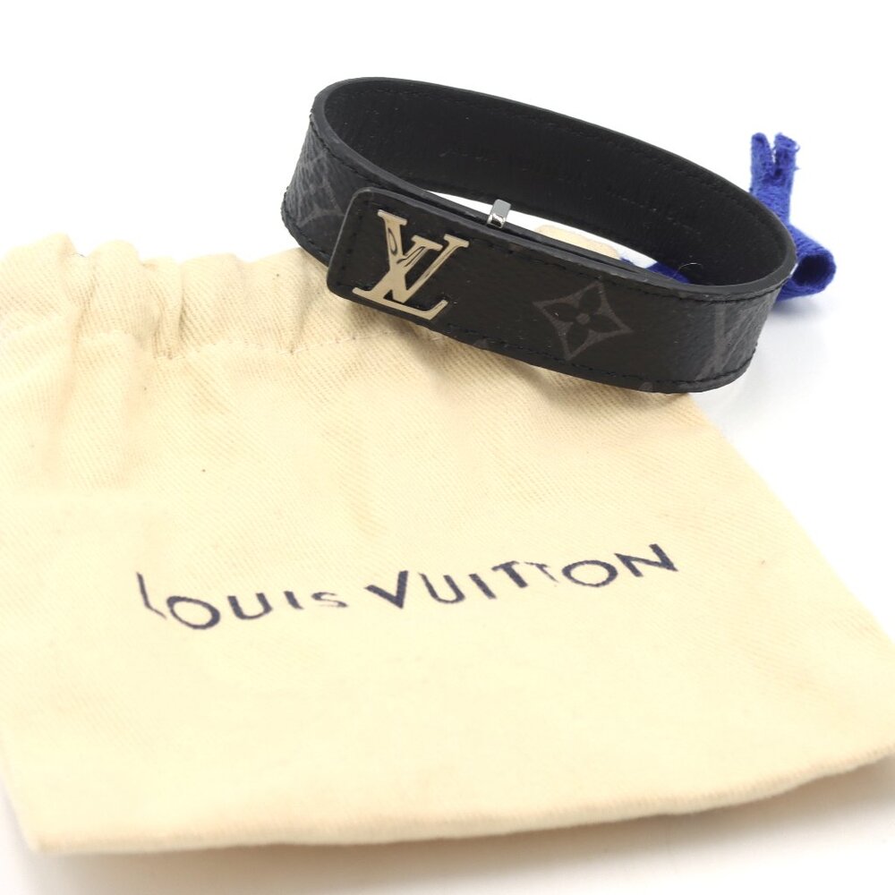 Pre-Owned Louis Vuitton Monogram Eclipse Slim Bra… - image 1